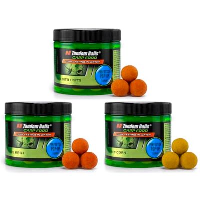 Tandem Baits Carp Food Perfection Mini pop-up pour la pêche à la carpe sans effort Appât pour la pêche aux gros poissons Accessoires de pêche à la carpe pour professionnels et amateurs Tandem Baits Carp Food Perfection Mini pop-up pour la pêche à la carpe sans effort Appât pour la pêche aux gros poissons Accessoires de pêche à la carpe pour professionnels et amateurs
