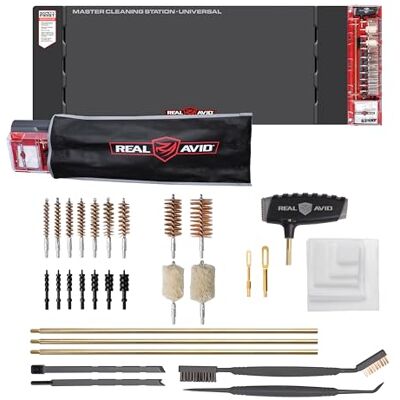 Real Avid Master Cleaning Station-Centre de Nettoyage Universel pour Armes (de Poing, d’Epaule, Lisses et Rayés) Accessoire Mixte, Noir, no Size Real Avid Master Cleaning Station-Centre de Nettoyage Universel pour Armes (de Poing, d’Epaule, Lisses et Rayés) Accessoire Mixte, Noir, no Size