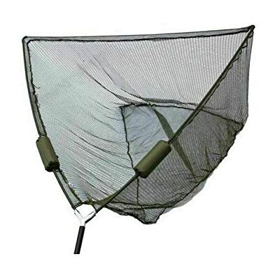 NGT Épuisette de pêche à la carpe 106 x 106 cm Profondeur du filet : 90 cm Avec aide à la flottabilité NGT Épuisette de pêche à la carpe 106 x 106 cm Profondeur du filet : 90 cm Avec aide à la flottabilité