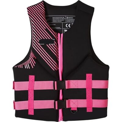 XNEOPP Gilet de pêche à la mouche Sangle Réglable Tissu Élastique Design Enveloppant pour Rivière Lac Ruisseau Angling Plein Air(Pink,2XL70-85KG) XNEOPP Gilet de pêche à la mouche Sangle Réglable Tissu Élastique Design Enveloppant pour Rivière Lac Ruisseau Angling Plein Air(Pink,2XL70-85KG)