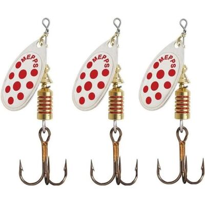 Mepps Cuiller Speciale Peche a la Truite Aglia Taille 1-5, Aglia Longcast Taille 2-5 Or, Argent 1 Pièce Mepps Cuiller Speciale Peche a la Truite Aglia Taille 1-5, Aglia Longcast Taille 2-5 Or, Argent 1 Pièce