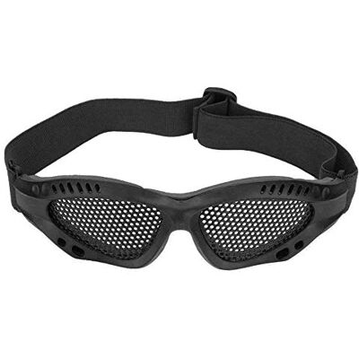 SolUptanisu Gitterbrille Airsoft,Lunettes de protection en maille,lunettes de maille militaire métal réglable lunettes tactiques pour sportif airsoft avec extérieur CS tir sangle(noir) SolUptanisu Gitterbrille Airsoft,Lunettes de protection en maille,lunettes de maille militaire métal réglable lunettes tactiques pour sportif airsoft avec extérieur CS tir sangle(noir)