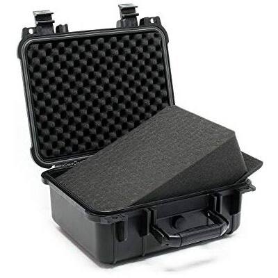 WilTec Étui pour armes de poing, design compact, idéal pour les pistolets et les petits pistolets, matériau résistant aux chocs pour une protection fiable, étui pour le rangement des armes à feu, Noir WilTec Étui pour armes de poing, design compact, idéal pour les pistolets et les petits pistolets, matériau résistant aux chocs pour une protection fiable, étui pour le rangement des armes à feu, Noir
