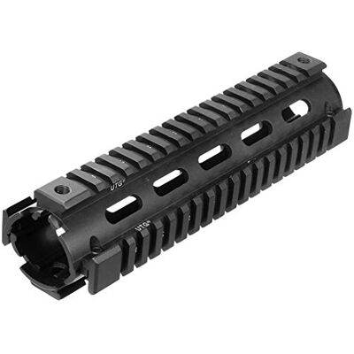 UTG MNT-T416MA Modèle 4 Mid Length 2-PC Drop-in Quad Rail Noir Taille unique UTG MNT-T416MA Modèle 4 Mid Length 2-PC Drop-in Quad Rail Noir Taille unique
