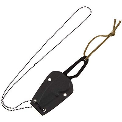 Mil-Tec Unisexe Couteau de cou adulte 15398200 Noir 16 cm Mil-Tec Unisexe Couteau de cou adulte 15398200 Noir 16 cm
