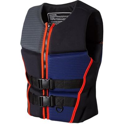 XNEOPP Gilet de pêche à la mouche Portable Réglable pour Rivière Truite Kayak Angling Plein Air(D,XX-Small) XNEOPP Gilet de pêche à la mouche Portable Réglable pour Rivière Truite Kayak Angling Plein Air(D,XX-Small)