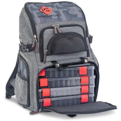 Sänger Top Tackle Systems IRON CLAW Back Packer II Sac à dos de pêche, polyester 400D, 33 x 20 x 45 cm, avec 4 boîtes Vario, porte-lunettes, porte-pinces, enrouleur de ligne pour pêcheurs Sänger Top Tackle Systems IRON CLAW Back Packer II Sac à dos de pêche, polyester 400D, 33 x 20 x 45 cm, avec 4 boîtes Vario, porte-lunettes, porte-pinces, enrouleur de ligne pour pêcheurs