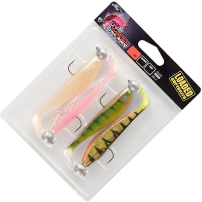 Fox Rage UV Zander Pro Loaded 10 cm 10 g 3/0 Mixed Softbaits NMC018 Fox Rage UV Zander Pro Loaded 10 cm 10 g 3/0 Mixed Softbaits NMC018