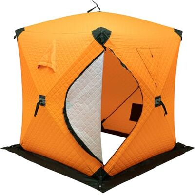 Haoxuesen Tente De Pêche sur Glace 2 Personnes Protection Intégrale avec Bande De Tissu Coupe-Vent, Abri Hivernal Ice Fishing Tente Camping Hiver Autoportante, Étanche Oxford 210D avec Ancres Portable Haoxuesen Tente De Pêche sur Glace 2 Personnes Protection Intégrale avec Bande De Tissu Coupe-Vent, Abri Hivernal Ice Fishing Tente Camping Hiver Autoportante, Étanche Oxford 210D avec Ancres Portable