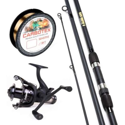 X2 Kit de canne à carpe Canne + moulinet Ligne de pêche X2 Kit de canne à carpe Canne + moulinet Ligne de pêche