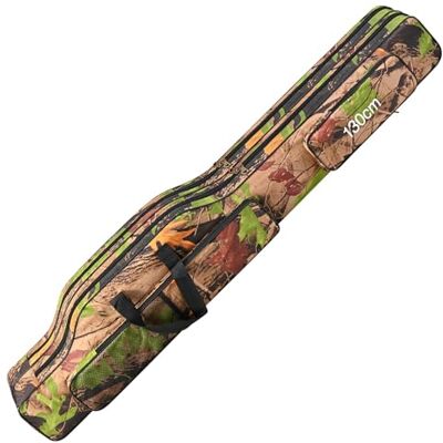 ZoraYorce Sac d'équipement de pêche Oxford 600D à 2 couches Pour voyage Camouflage 1,3 m ZoraYorce Sac d'équipement de pêche Oxford 600D à 2 couches Pour voyage Camouflage 1,3 m
