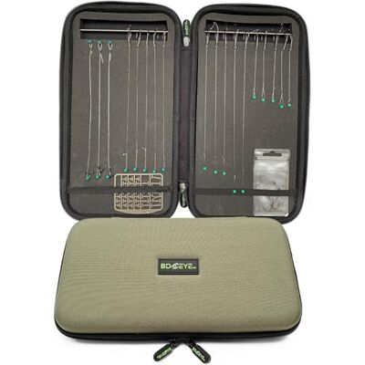 BD EYE UK Boîte de rangement pour pêche à la carpe, hameçons, longueur du crochet, épingles tressées, accessoires vert, S, compacte BD EYE UK Boîte de rangement pour pêche à la carpe, hameçons, longueur du crochet, épingles tressées, accessoires vert, S, compacte