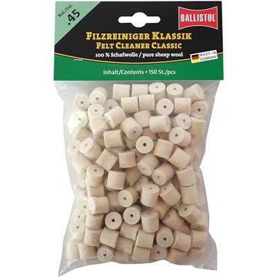 Ballistol 23231 Nettoyant feutre classique pour fusil Kal 45-150 pièces Ballistol 23231 Nettoyant feutre classique pour fusil Kal 45-150 pièces