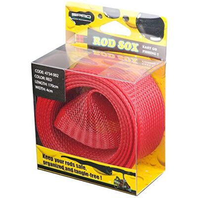 Spro Rod Sox Rutenh llen, Couleur : rouge Spro Rod Sox Rutenh llen, Couleur : rouge