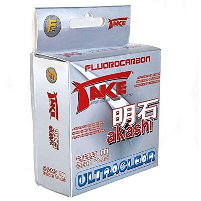 Lineaeffe Take Akashi Fluorocarbone 225 m 0,22 mm 9,0 kg Ultra clair Lineaeffe Take Akashi Fluorocarbone 225 m 0,22 mm 9,0 kg Ultra clair