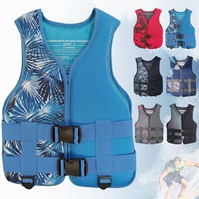 XNEOPP Gilet de pêche à la mouche Veste Angling avec Fermeture Éclair Résistante for Pêche Rivière Ruisseau Lac Eau Douce(Blue B,2XL) XNEOPP Gilet de pêche à la mouche Veste Angling avec Fermeture Éclair Résistante for Pêche Rivière Ruisseau Lac Eau Douce(Blue B,2XL)