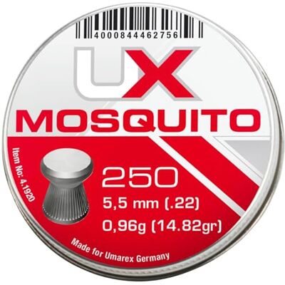 Umarex Lot de 250 boîtes de diabolos à tête plate 5,5 mm Umarex Lot de 250 boîtes de diabolos à tête plate 5,5 mm