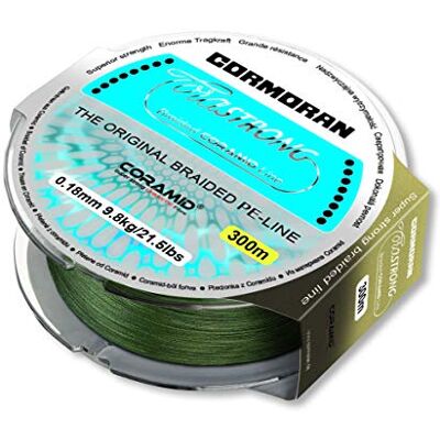 Cormoran Corastrong Braid, Vert, Fil Coramid Tressé Cormoran Corastrong Braid, Vert, Fil Coramid Tressé