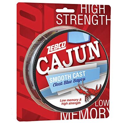 Zebco Cajun Line Fil de pêche cajun 300 m Bobine de remplissage 4,5 kg/Test Bleu clair 4,5 kg Zebco Cajun Line Fil de pêche cajun 300 m Bobine de remplissage 4,5 kg/Test Bleu clair 4,5 kg