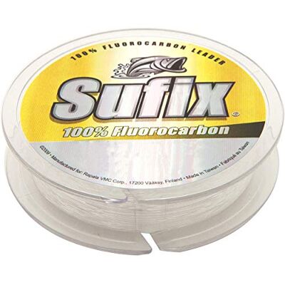 Sufix Laisse d'invisiline 100% fluorocarbone Transparent 30 m Sufix Laisse d'invisiline 100% fluorocarbone Transparent 30 m