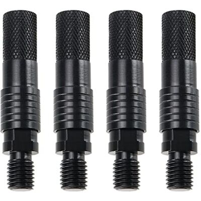 EMSea Lot de 4 adaptateurs de connecteur d'alarme de pêche de 3/8", alliage d'aluminium, noir, 60,5 mm, activités de pêche en plein air EMSea Lot de 4 adaptateurs de connecteur d'alarme de pêche de 3/8", alliage d'aluminium, noir, 60,5 mm, activités de pêche en plein air