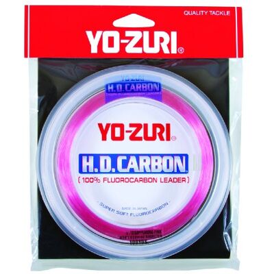 Yo-Zuri H.D. Bobine de poignet en fluorocarbone de 91,4 m, rose, 18 kg Yo-Zuri H.D. Bobine de poignet en fluorocarbone de 91,4 m, rose, 18 kg