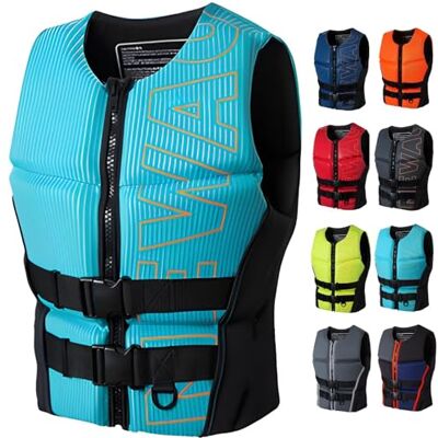 XNEOPP Gilet de pêche à la mouche Sangle Réglable Tissu Élastique Design Enveloppant pour Rivière Lac Ruisseau Angling Plein Air(Blue,XX-Large) XNEOPP Gilet de pêche à la mouche Sangle Réglable Tissu Élastique Design Enveloppant pour Rivière Lac Ruisseau Angling Plein Air(Blue,XX-Large)