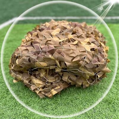 Jolan Filet de camouflage désert, filet de camouflage renforcé militaire, pour camping, chasse, décorations de fête, housse de voiture, filet d'ombrage extérieur, désert, 1 × 10 m Jolan Filet de camouflage désert, filet de camouflage renforcé militaire, pour camping, chasse, décorations de fête, housse de voiture, filet d'ombrage extérieur, désert, 1 × 10 m