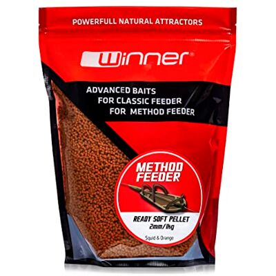 Tandem Baits Method Feeder Ready Soft Pellet Pellets de calmars & Pellets orange Pêche à la carpe sans effort Leurre pour la pêche de gros poissons Accessoire de carpe pour professionnels et Tandem Baits Method Feeder Ready Soft Pellet Pellets de calmars & Pellets orange Pêche à la carpe sans effort Leurre pour la pêche de gros poissons Accessoire de carpe pour professionnels et
