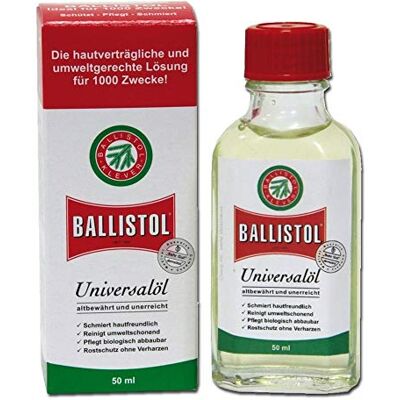 Ballistol Huile universelle adulte 50 ml, bouteille transparente, 50 ml Ballistol Huile universelle adulte 50 ml, bouteille transparente, 50 ml