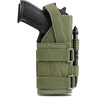 ACEXIER Universal Tactical Molle Pistolet Pistolet Holster Réglable Pistolet Holster pour 9mm G 1911 G17 18 19 26 34, Ruger LCP, Beretta ACEXIER Universal Tactical Molle Pistolet Pistolet Holster Réglable Pistolet Holster pour 9mm G 1911 G17 18 19 26 34, Ruger LCP, Beretta