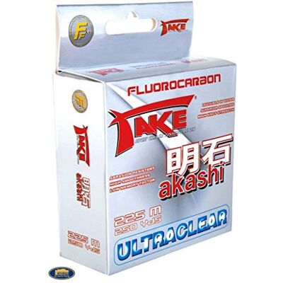 Lineaeffe Take Akashi Fluorocarbone 225 m 0,20 mm 8,0 kg Ultra transparent Lineaeffe Take Akashi Fluorocarbone 225 m 0,20 mm 8,0 kg Ultra transparent