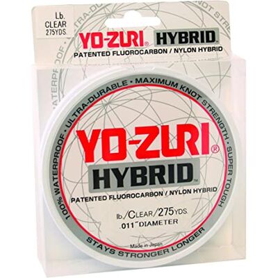 Yo-Zuri Ligne de pêche hybride monofilament transparente 5,4 kg Yo-Zuri Ligne de pêche hybride monofilament transparente 5,4 kg