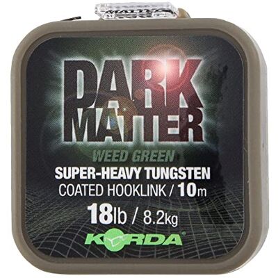 Korda Tresse à Bas de Ligne Dark Matter Tungsten Coated Braid 25lb Korda Tresse à Bas de Ligne Dark Matter Tungsten Coated Braid 25lb