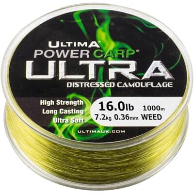 ULTIMA Power Carp Ultra Weed 1000m 0.36mm 16.0lb/7.2kg ULTIMA Power Carp Ultra Weed 1000m 0.36mm 16.0lb/7.2kg