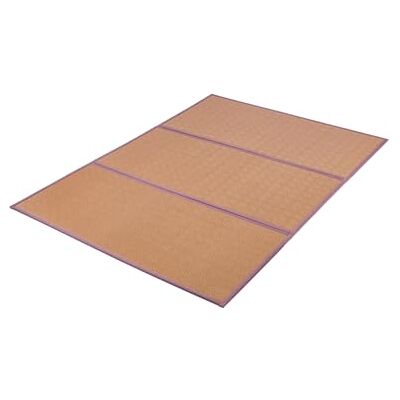 VEVOR Tatami 203,2 x 139,7 cm, Matelas Japonais en Rotin Naturel Tissé à la Main, Tapis de Sol Japonais Pliable, Antidérapant et Facile à Nettoyer, pour Dormir, Méditation, Yoga, Relaxation, Été VEVOR Tatami 203,2 x 139,7 cm, Matelas Japonais en Rotin Naturel Tissé à la Main, Tapis de Sol Japonais Pliable, Antidérapant et Facile à Nettoyer, pour Dormir, Méditation, Yoga, Relaxation, Été