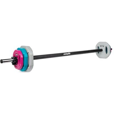 VirtuFit Kit de pompe aérobic de 20 kg Haltère réglable avec poids Body Pump Set pour entraînement de musculation, cours de fitness et gym à domicile Disques d'haltères revêtus de vinyle ou VirtuFit Kit de pompe aérobic de 20 kg Haltère réglable avec poids Body Pump Set pour entraînement de musculation, cours de fitness et gym à domicile Disques d'haltères revêtus de vinyle ou