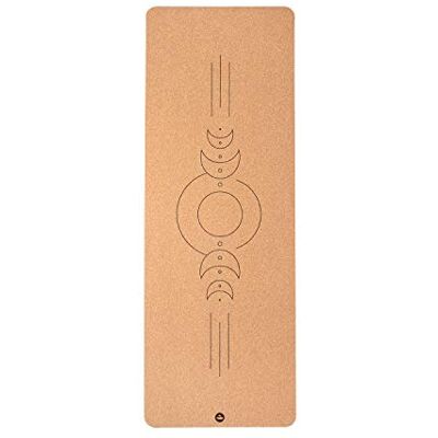 Bodhi Tapis de yoga en liège 4 mm 100 % durable et écologique Haute résistance au glissement Tapis de yoga en liège et caoutchouc naturel Idéal pour le yoga chaud 185 x 66 x 0,4 cm Bodhi Tapis de yoga en liège 4 mm 100 % durable et écologique Haute résistance au glissement Tapis de yoga en liège et caoutchouc naturel Idéal pour le yoga chaud 185 x 66 x 0,4 cm