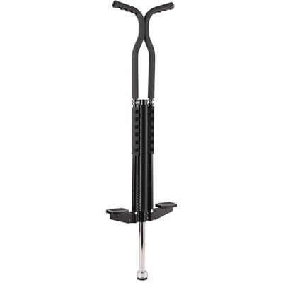 Relaxdays Pogo Bâton de saut pour enfants jusqu'à 60 kg, rembourré, antidérapant, en acier inoxydable, noir Relaxdays Pogo Bâton de saut pour enfants jusqu'à 60 kg, rembourré, antidérapant, en acier inoxydable, noir