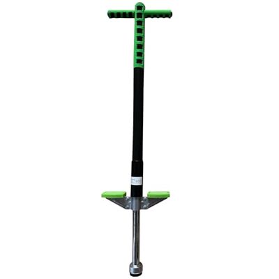 Relaxdays Pogo Stick, bâton de saut pour enfant, jusqu'à 35 kg, rembourré, antidérapant, en acier inoxydable, bleu/vert Relaxdays Pogo Stick, bâton de saut pour enfant, jusqu'à 35 kg, rembourré, antidérapant, en acier inoxydable, bleu/vert
