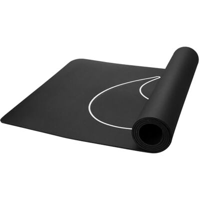 NIKE Tapis de fitness, de yoga, d'entraînement, de gym, antidérapant, 5 mm, noir/blanc, 66 x 180 x 5 mm NIKE Tapis de fitness, de yoga, d'entraînement, de gym, antidérapant, 5 mm, noir/blanc, 66 x 180 x 5 mm