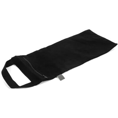 Bodhi Sac de sable pour le yoga avec poche intérieure 100 % coton Noir Bodhi Sac de sable pour le yoga avec poche intérieure 100 % coton Noir