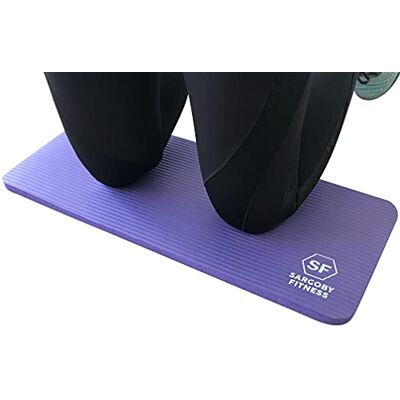 Sargoby Fitness Coussin de genou de yoga 15 mm d'épaisseur Pour soulager les genoux, les coudes, les avant-bras et les poignets Sargoby Fitness Coussin de genou de yoga 15 mm d'épaisseur Pour soulager les genoux, les coudes, les avant-bras et les poignets