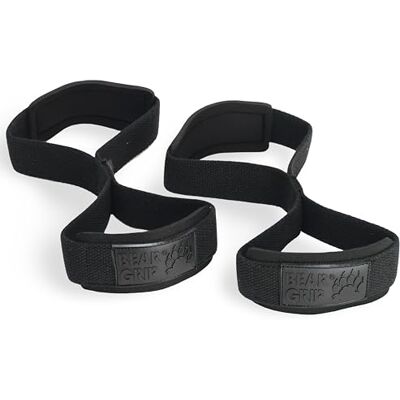 BEAR GRIP Sangles de levage de poids Premium figure 8 (vendues par paire) BEAR GRIP Sangles de levage de poids Premium figure 8 (vendues par paire)