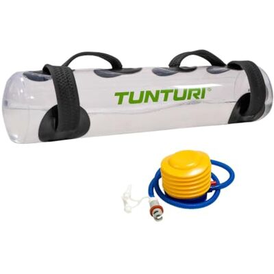 Tunturi Watergevulde Powerbag 20kg Aquabag de fitness pour l’entraînement de force Alternative au sac de sable Incl. application de fitness gratuite Tunturi Watergevulde Powerbag 20kg Aquabag de fitness pour l’entraînement de force Alternative au sac de sable Incl. application de fitness gratuite