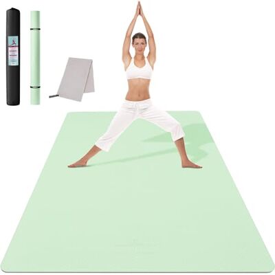 CAMBIVO Tapis de Sport Grand 183x122cm Yoga Mat TPE Antidérapant, Support Gym XXL Epais pour Gymnastique, Entraînement Maison, Fitness, Pilates CAMBIVO Tapis de Sport Grand 183x122cm Yoga Mat TPE Antidérapant, Support Gym XXL Epais pour Gymnastique, Entraînement Maison, Fitness, Pilates