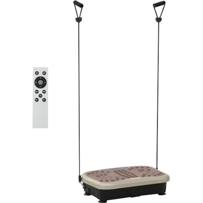HOMCOM Plaque vibrante écran LED enceinte USB + bandes d'entraînement Entraîneur vibrant, appareil vibrant, fitness trainer, télécommande HOMCOM Plaque vibrante écran LED enceinte USB + bandes d'entraînement Entraîneur vibrant, appareil vibrant, fitness trainer, télécommande