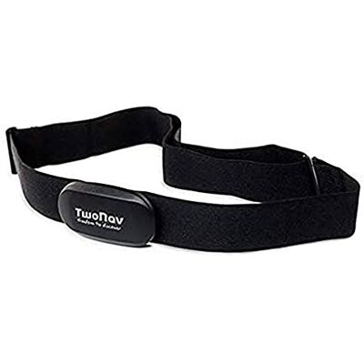 TwoNav Cardiofréquencemètre poitrine de sport compatible avec GPS et mobile, connectivité Ant+™ et Bluetooth® Smart, noir TwoNav Cardiofréquencemètre poitrine de sport compatible avec GPS et mobile, connectivité Ant+™ et Bluetooth® Smart, noir