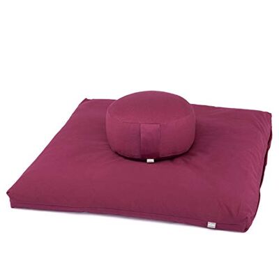 Bodhi ECO Serie Kit de méditation Tapis de méditation (Zabuton) & coussin de méditation Rondo Avec rembourrage en kapok ou épeautre bio Housse 100 % coton bio Tapis de méditation & coussin Bodhi ECO Serie Kit de méditation Tapis de méditation (Zabuton) & coussin de méditation Rondo Avec rembourrage en kapok ou épeautre bio Housse 100 % coton bio Tapis de méditation & coussin