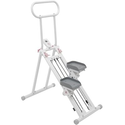 Eieblek Stepper pour la maison, machine d'escalade verticale, machine d'escalade verticale, entraîneur croisé avec écran LCD, pédale portable pliable, guidon réglable Eieblek Stepper pour la maison, machine d'escalade verticale, machine d'escalade verticale, entraîneur croisé avec écran LCD, pédale portable pliable, guidon réglable
